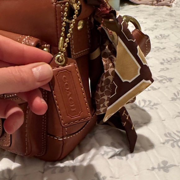 Coach Legacy 65th Anniversary Leather Double Turnlock Shoulder Bag - Picture 9 of 12